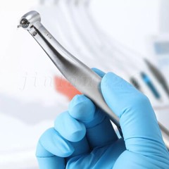 Dental 1:5 Increasing Contra Angle LED Optic Handpiece Fit NSK Electric Motor KV