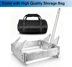 Boat Slide Folding Anchor, Hot Dipped Galvanized Square Sliding