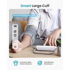 RENPHO LCD Blood Pressure Monitor Wrist Voice Broadcast Heart Rate Machine US