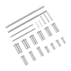 22pcs Keyway Broach Kit Metric Size Set HSS CNC Metalworking Tool