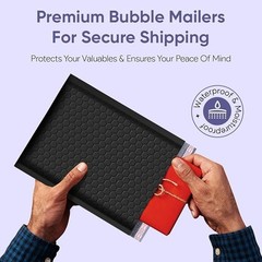 Teal Large Poly Bubble Mailers 12×15 inch | Self Seal Padded Envelopes Cushioned