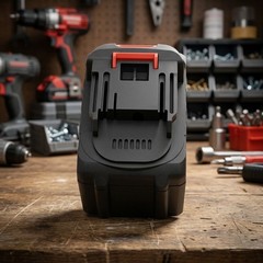 Practical Lithium-ion Battery Box for 18V/21V Power Tools with Bracket Support