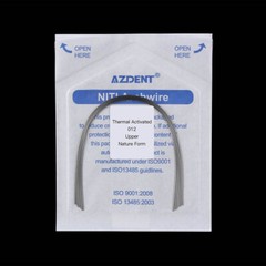 10Pack Dental Orthodontic Niti Thermal Activated Round Natural Form Arch Wire