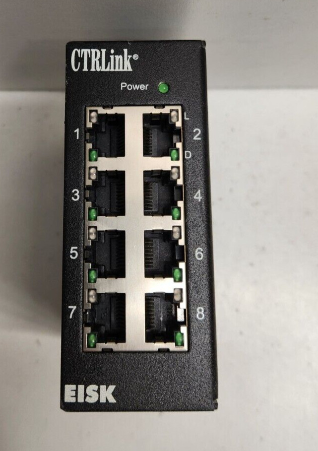 GUARANTEED! CONTEMPORARY CONTROLS 8-PORT ETHERNET SWITCH SKORPION-8 EISK8-100T