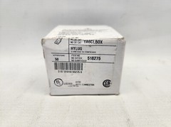BOX OF 50 OEM Burndy 518275 YA6CLBOX Compression Terminal, 6 AWG CU