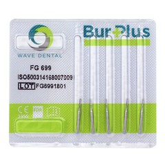 Wave Dental Carbide Burs FG 169L 699 701 702 Taper Friction Grip for High Speed