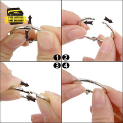 Loose Leaf Book Binder Rings 1-Inch（30 Pack） Metal Nickel Plated for Key Rings,