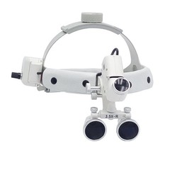 3.0X-6.0X Dental Medical Surgical Headband Binocular Loupes +LED Head Light