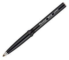 MG8-A Pentel Slim Rolling Writer Refill Cartridge, Black Ink, Box of 12