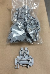 PHOENIX CONTACT UKK5-PV GRAY DOUBLE LEVEL TERMINAL BLOCKS LOT OF 15 NEW