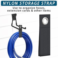 Slatwall Hooks Black 20 Pack Garage Wall Organizer Heavy Duty Durable Accesso…