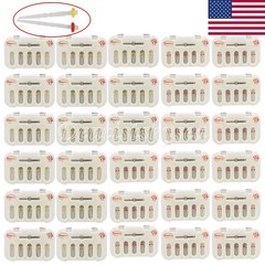 5-100 Boxes Dental Fiber Post Resin Post Screw Thread Quartz 5-Drills HKD