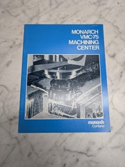 MONARCH VMC-75 MACHINING CENTER BULLETIN A124 SALES BROCHURE LITERATURE