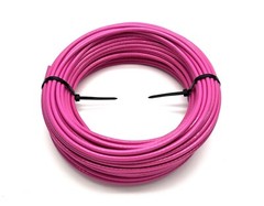 PINK Vinyl Coated Wire Rope Cable, 1/8 – 3/16, 7×7: 50, 100, 250 and 500 ft