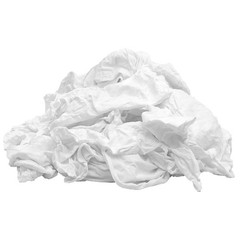 White Knit T-Shirt 100% Cotton Cleaning Rags 50 lbs. Box – Multipurpose Cleaning