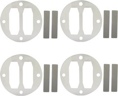 4 Sets Air Compressor Head Gasket Reed Valve Kit Central Pneumatic