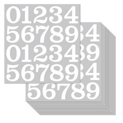 Hopeful Life Feng 200 PCS Mailbox Numbers for Outside, Vinyl 2 inch, White