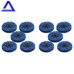 10 Pack 3″ Blue Quick Change Easy Strip & Clean Discs For Paint Rust