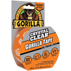 Gorilla Crystal Clear Tape – 1.88″ x 27 ft Roll, Strong Adhesion