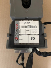 Coinco BP2BX Bill Acceptor, MDB, Accepts $1 & $5, Refurbished w/90 Day Warranty