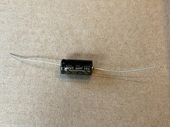 5pc Electrolytic Capacitor Axial 2000hr +105℃ RoHS 33uF 160V φ10x20mm Supertech