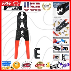 iCrimp 1/2 and 3/4-inch Combo Pex Pipe Crimping Tool for Copper Ring with Gau…