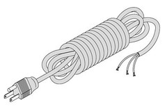 Power cord fits most Berkel slicers replaces 01-404175-00031