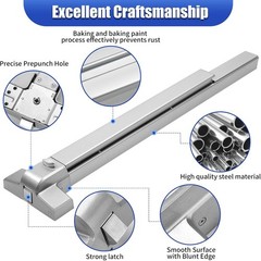 Stainless Steel Exit Device 31.5 Inch Push Bar for High Traffic Commercial Doors