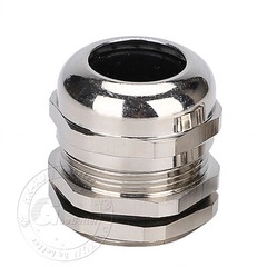 IP68 Waterproof Nickel Plated Brass Cable Glands M6-M100 / PG7-PG63