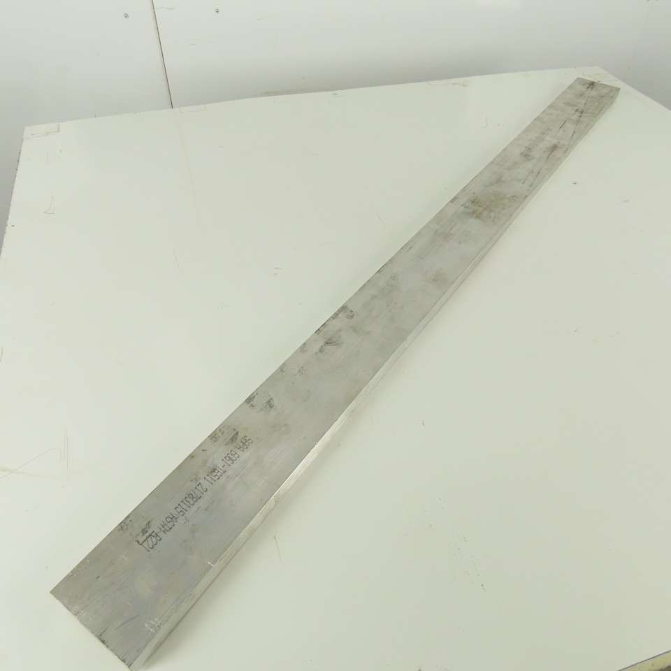 3/4″ x 3-1/2″ Rectangle 6061 T6511 Solid Aluminum Flat Bar x 50″ Long