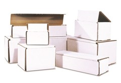 50 – 4 x 3 x 2 White Corrugated Shipping Mailer Packing Box Boxes