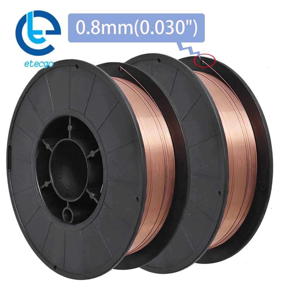 ER70S-6 .030 Inch (0.8mm) Mild Steel MIG Welding Wire 11-lb × 2 Roll