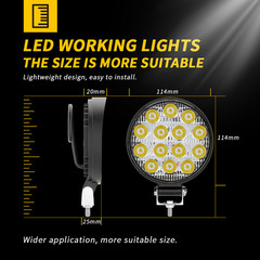 2/4/8/10 4” LED Work Light Headlights fit John Deere Case New Holland Tractor