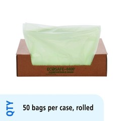 Stout By Envision Compostable Trash Bags 32 Gallon 33 X 48 50 Bags Per Case