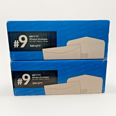 Luxpaper #9 3 7/8″ x 8 7/8″ Window Envelopes – Bright White – 1,000 QTY