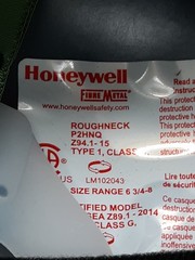 Honeywell Fibre Metal Roughneck P2HnQ Hard Hat – Gray – Used – Good