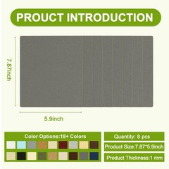 Canvas Repair Patch,Outdoor Gear Patch, 7.87×5.9 Inches 8PCS,Waterproof Self-…