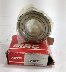 1 NEW MRC R18FF DOUBLE SHIELDED RADIAL BALL BEARING NIB ***MAKE OFFER***