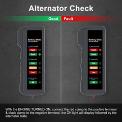 12V Car Battery Alternator Tester Automotive Battery Analyzer Car Load Tester