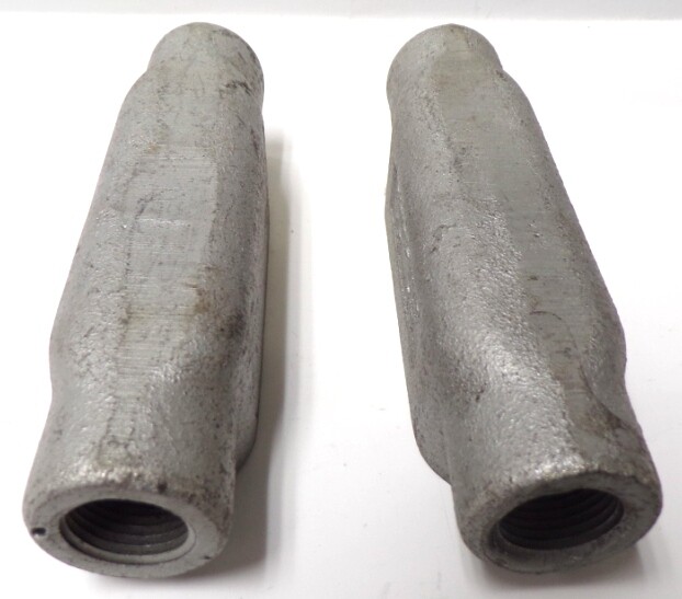 CROUSE-HINDS, RIGID CONDUIT OUTLET BODY, 1/2 C18, 5 CU IN, 5-3/4″ L, LOT OF 2