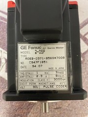 Fanuc AC Servo Motor 2-OSP A06B-0371-B569#7008 3Ph, 2.3A, 8Poles, 90V, 3000RPM