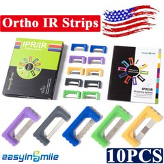 10pc/pack Dental Orthodontic Reduction Strips Interproximal Enamel Kit Automatic
