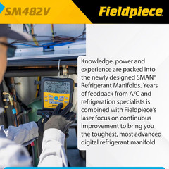 SM482V Wireless 4-Port SMAN Refrigerant Manifold with Vacuum Gauge – Air Conditi
