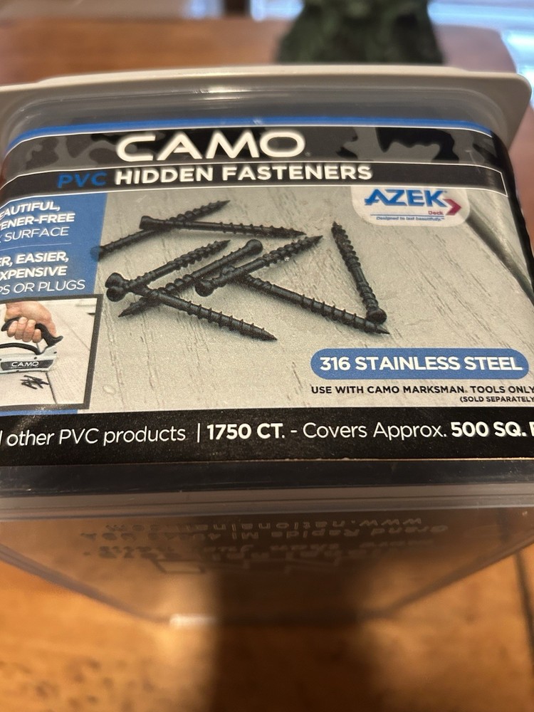 Camo Hidden Fasteners 2-3/8” 316 Stainless Steel