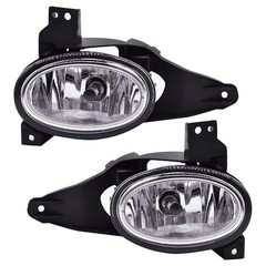 Fog Light Assembly Chrome Bezel Left Right CR-V 2017-2018 w Bulbs Wiring