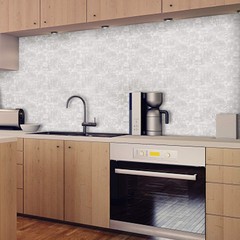 Kasaro Peel And Stick Backsplash Shell Tiles Mother Of Pearl Mosaic Self