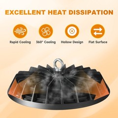 10 Pack 500W UFO Led High Bay Light Shop Industrial Commercial Factory Warehouse