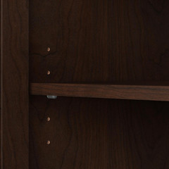 Bush Key West Tall Storage Cabinet in Bing Cherry – Stylish & Functional