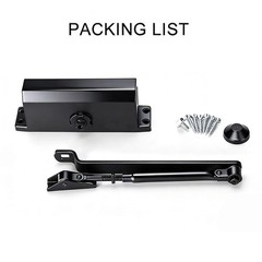 187lbs Commercial Door Closer Residential Hydraulic Auto Door-Closer Heavy Duty
