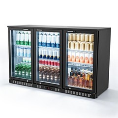 VEVOR 11.4 Cu.Ft Back Bar Cooler Commercial Beverage Refrigerator Under Counter